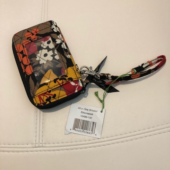 Vera Bradley Handbags - NWT Vera Bradley All in One Wristlet *Bittersweet*